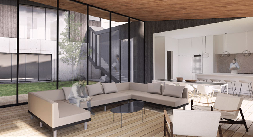 rendering of home interior